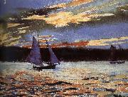 Winslow Homer Gera sunset scene oil painting on canvas
